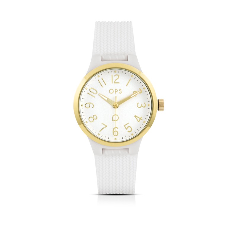 OROLOGIO OPSOBJECTS CHEERY WHITE |34MM|