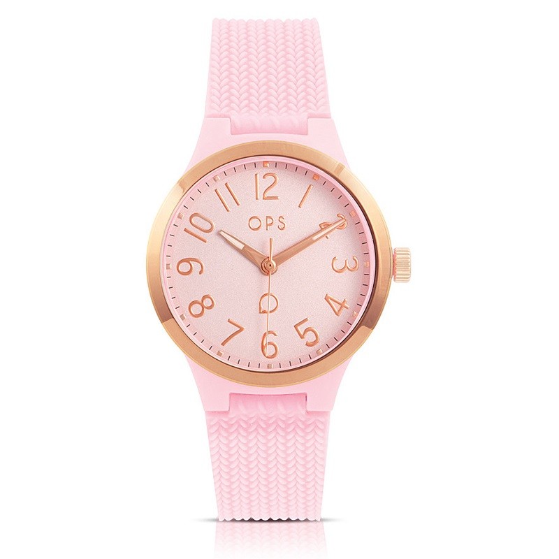 OROLOGIO OPSOBJECTS CHEERY LIGHT ROSA |34MM|