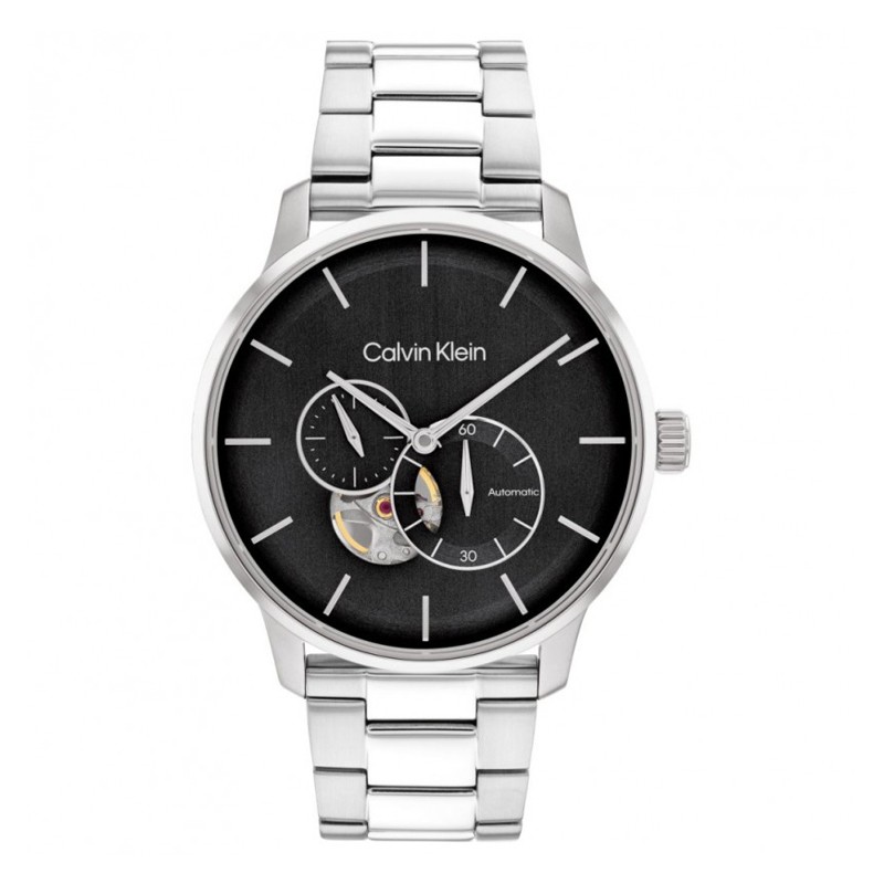 OROLOGIO CALVIN KLEIN TIMELESS AUTOMATIC BLACK DIAL |41MM|