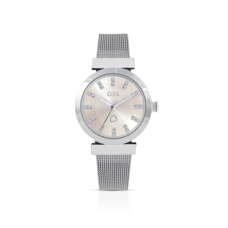 OROLOGIO OPSOBJECTS FLORENCE GLAM SILVER |30MM|