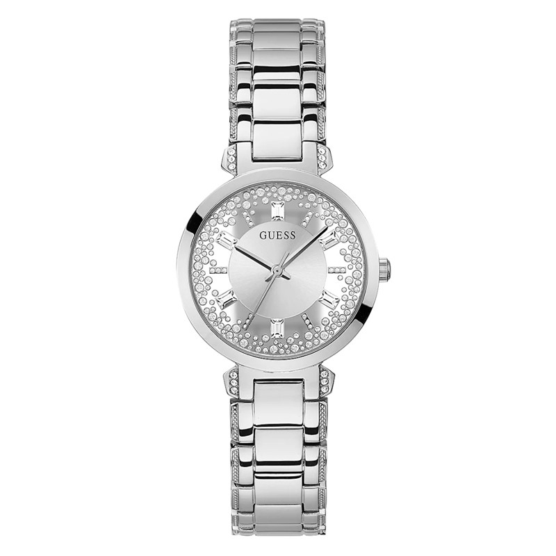 OROLOGIO GUESS CRYSTAL CLEAR SILVER |33MM|