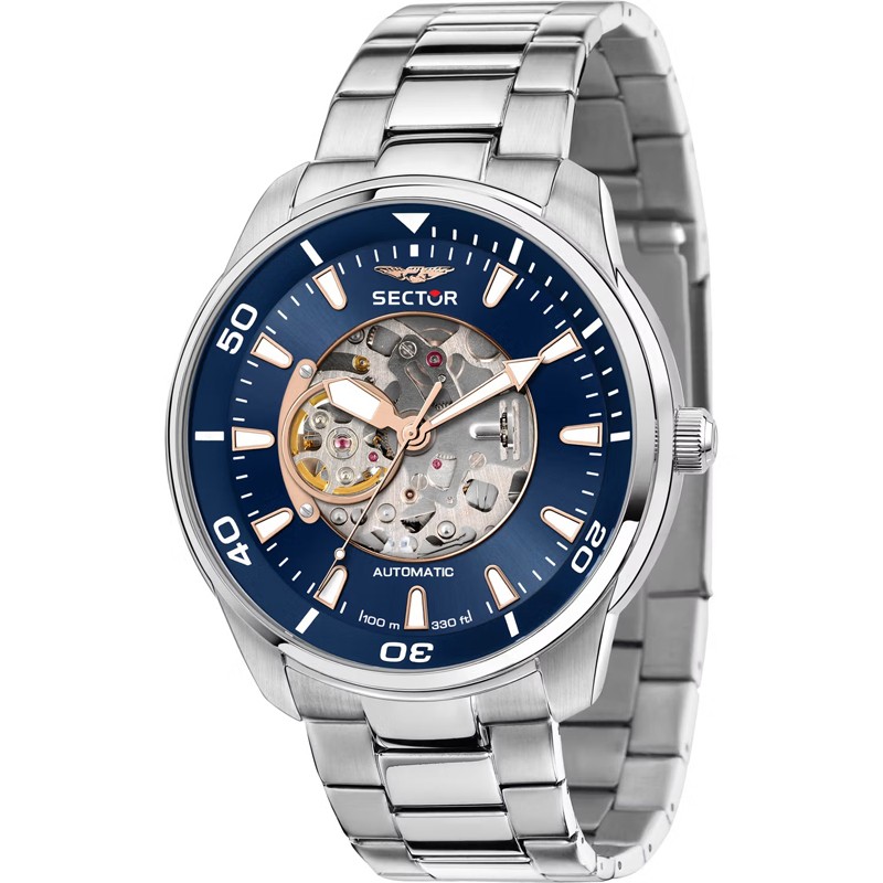 OROLOGIO SECTOR OVERSIZE AUTOMATIC BLUE DIAL |48MM|