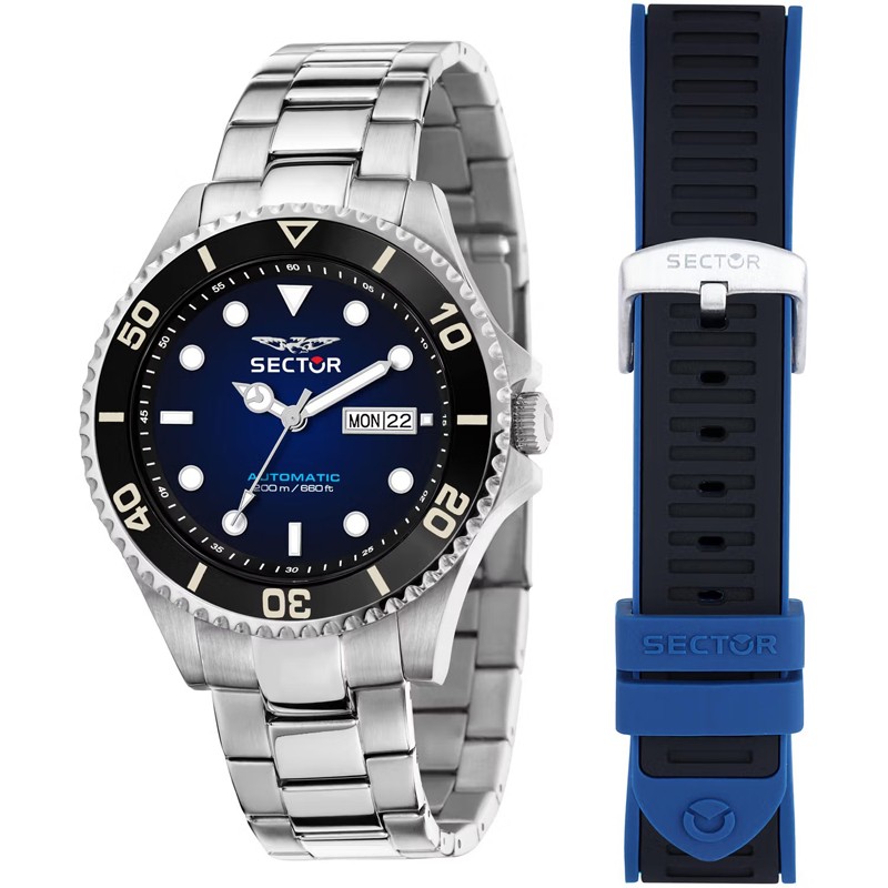 OROLOGIO SECTOR 230 AUTOMATIC BLUE DIAL |43MM|