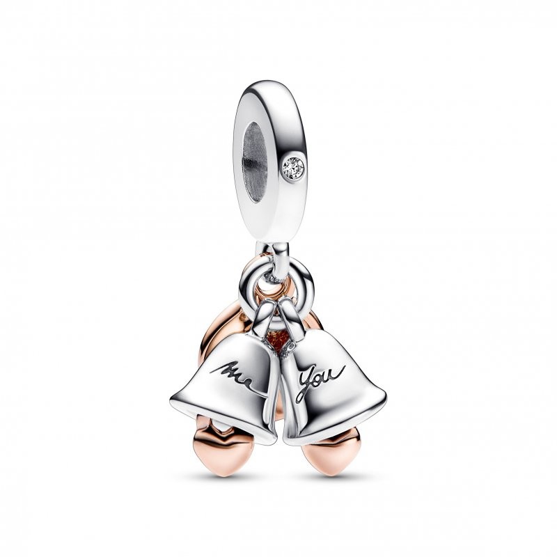 CHARM PENDENTI PANDORA CAMPANELLE “JUST MARRIED”