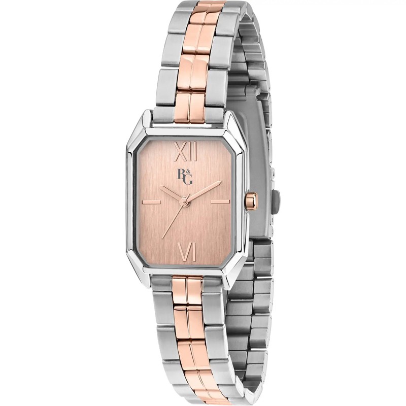 OROLOGIO B&G GLAMOUR ROSE GOLD DIAL |36.5x24.4MM|