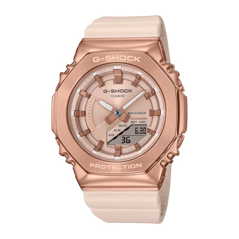 OROLOGIO G-SHOCK CASIO METAL COVERED ROSE GOLD |40.4MM|