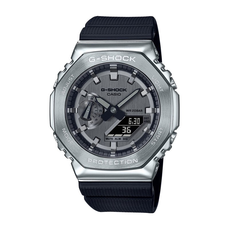 OROLOGIO G SHOCK CASIO SILVER COVERED |44.4MM|